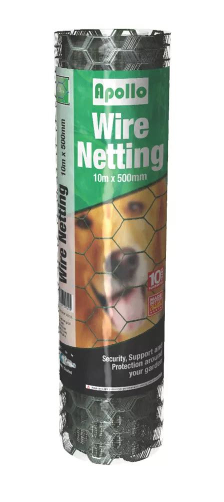 chicken wire screwfix|Apollo 50mm Galvanised Wire Netting 0.9m x 50m .